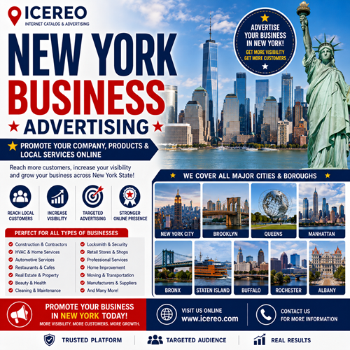New York Business Advertising ⭐ Promote Your Company, Products & Local Services Online